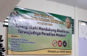 HUT IKAHI Ke-69 Pengadilan Bogor Menunjukan Era Baru Ramah Disabilitas Dalam Pengadilan