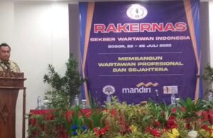Sambutan Hangat Ketum Sekber Wartawan Indonesia Usai Rakernas