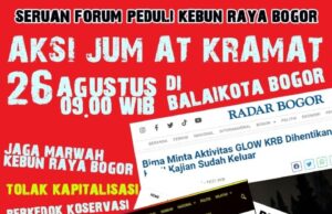 Reaksi Penolakan Wisata Glow Kebun Raya Bogor