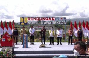 Jokowi Resmikan Bendungan Kuwil Kawangkoang Sulut