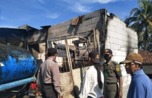 Korsleting, Pom Mini Pengisian BBM Terbakar di Rumpin, Pihak Kepolisan Lalukan Penyelidikan